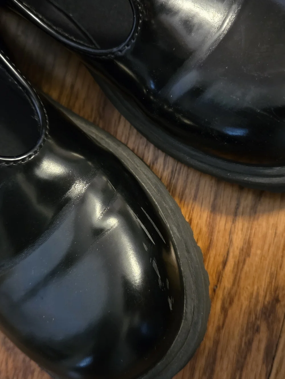 Old Navy Black Patent Mary Jane School Shoes Size 2